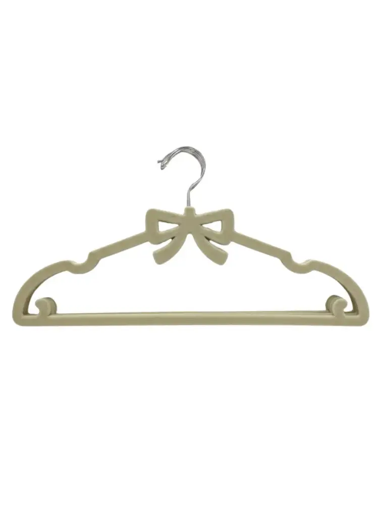 مجموعة علاقات ملابس، النوع مخمل، مقاس 42 سم، 6 قطع